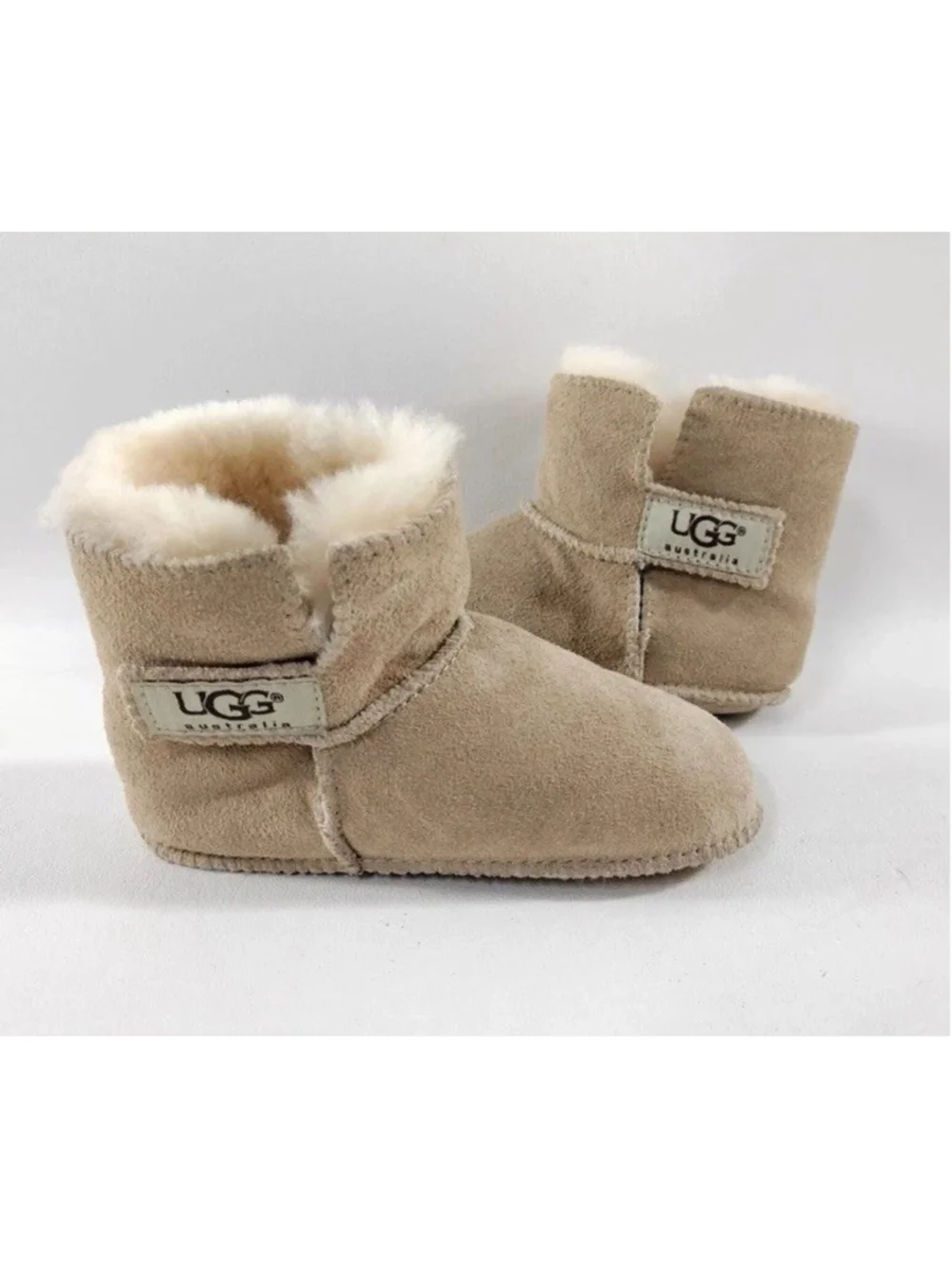UGG Australia Unisex Baby Toddler Erin Shearling Fur Boots Size Small